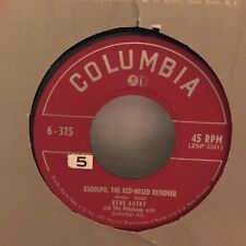 GENE AUTRY   45 SINGLE, RUDOLPH,THE RED NOSED REINDEER / IF IT DOESN,T SNOW ON C picture
