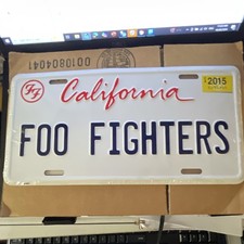 Foo Fighters Number Plate picture