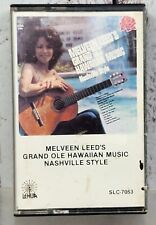 Melveen Leed's Grand Ole Hawaiian Music Nashville Style Hawaiian Cassette Tape picture