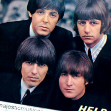 LES BEATLES RARE FRANCE HELP 7