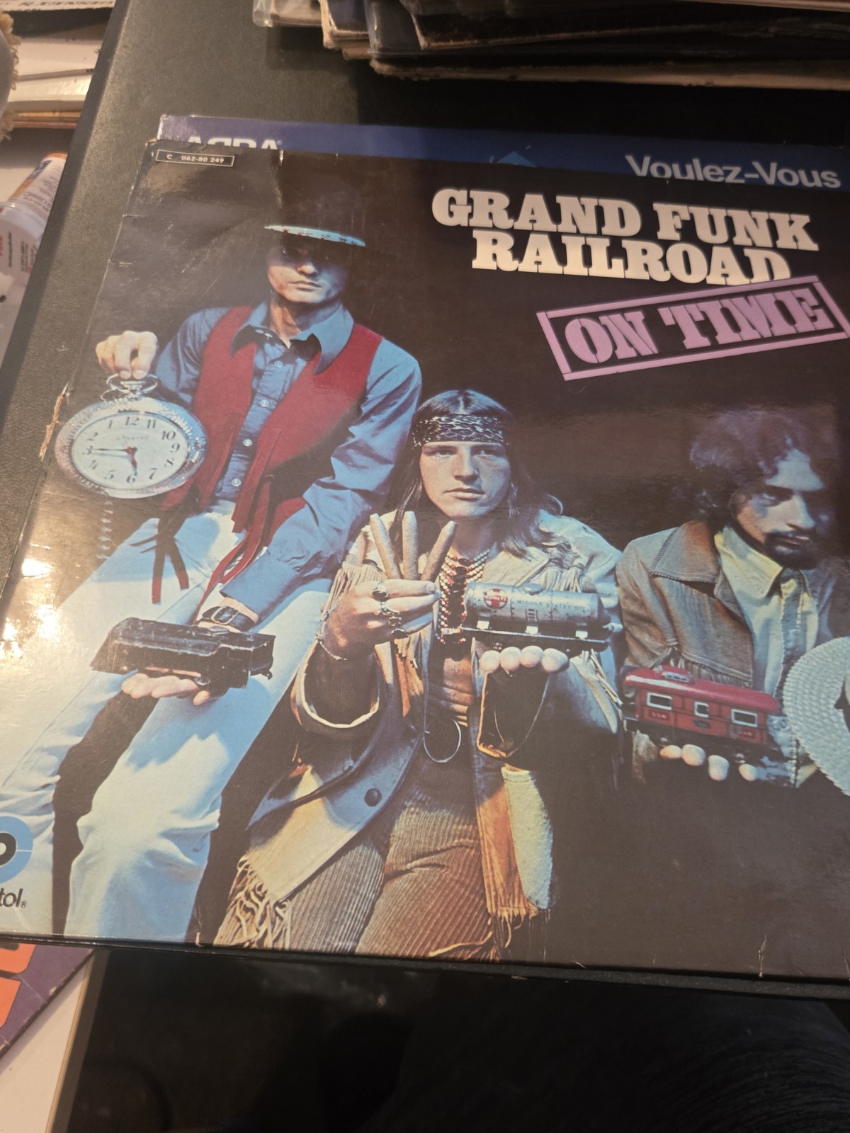 Grand Funk Railroad On Time LP Album 1969 ST-307 1st Album, 1st Press, Orig. VG+