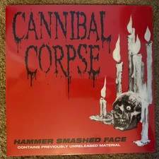CANNIBAL CORPSE “Hammer Smashed Face” LP EP - Death Metal - Chris Barnes - NEW picture