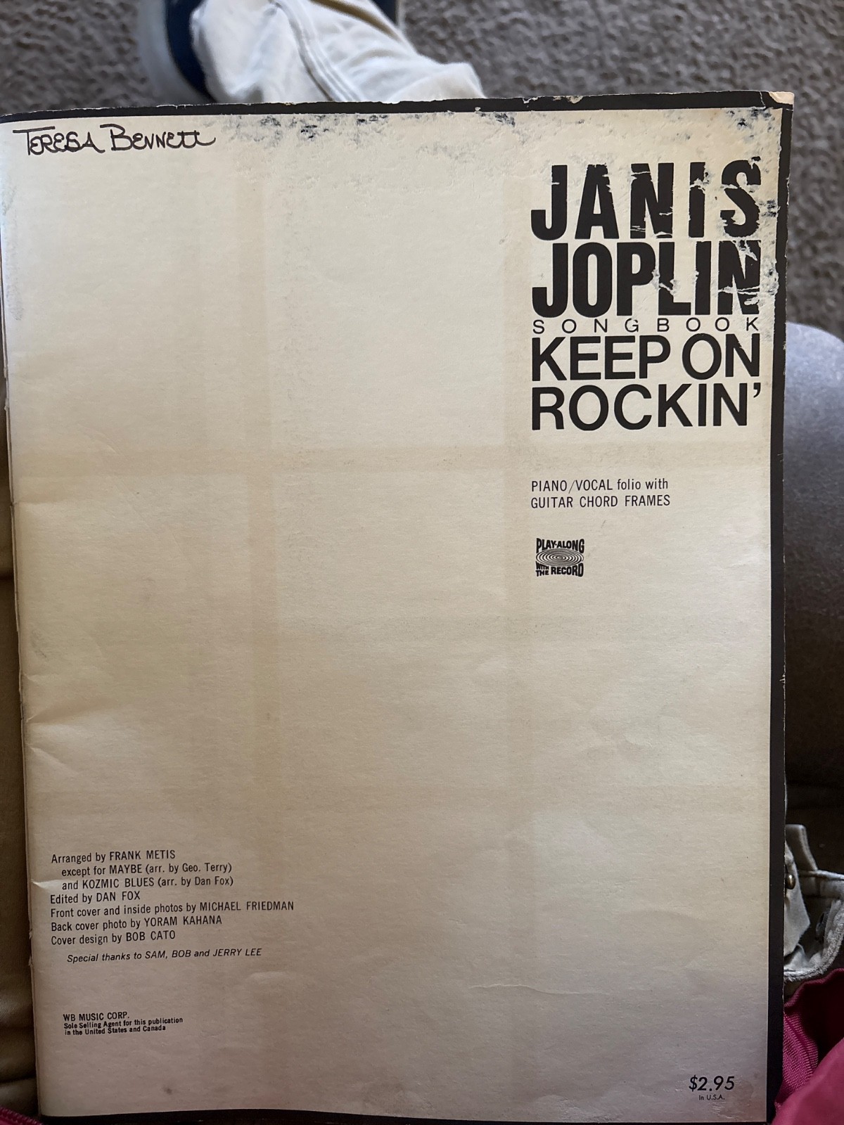 Janis Joplin Songbook Keep On Rockin'