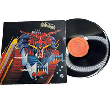 Judas Priest Defenders of the Faith Vinyl Record LP 1984 Columbia Heavy Metal EX picture