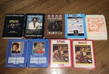 Lot of 9 Vintage 8-Track Tapes picture