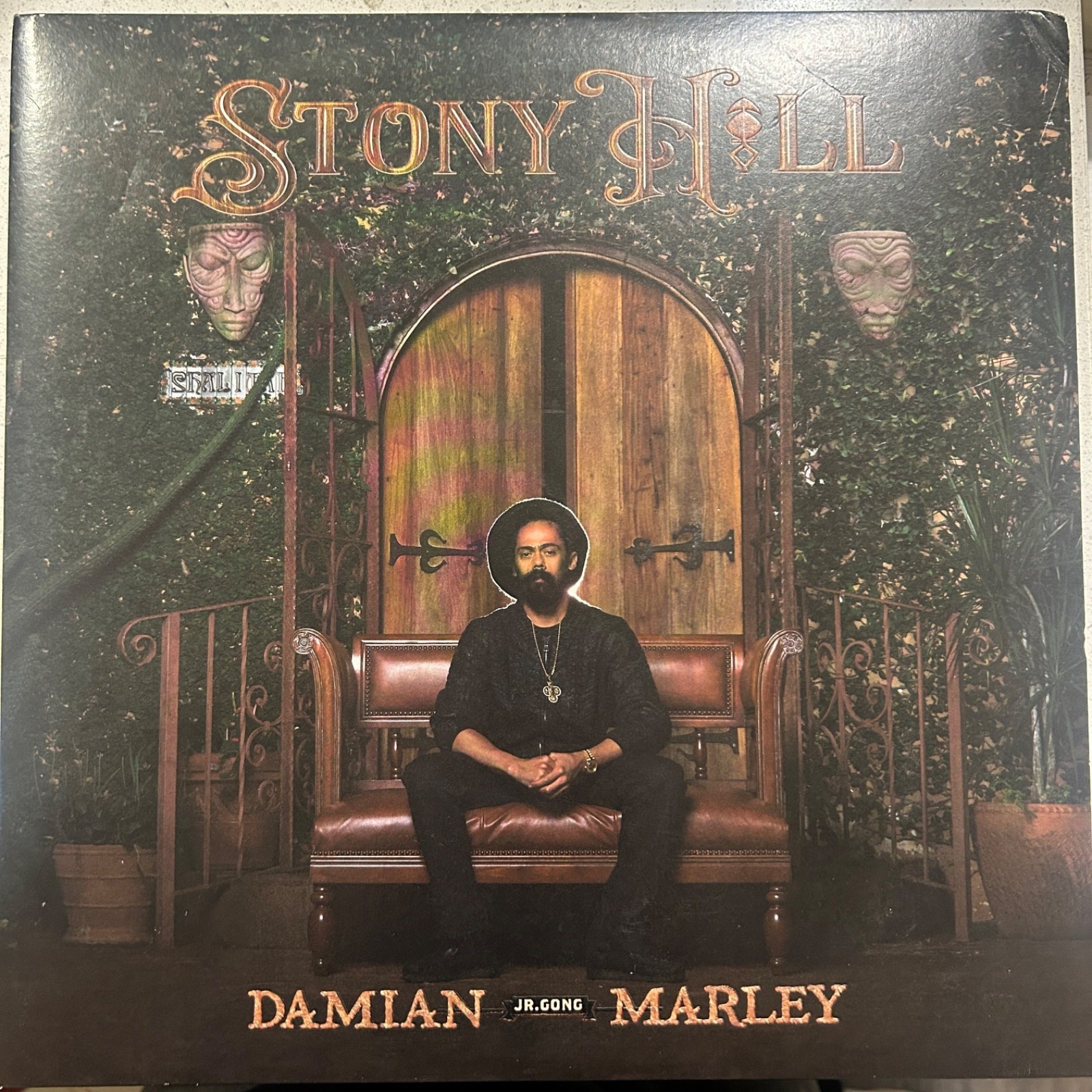 Damian Marley - Stony Hill 2LP - Ghetto Youths Intl [GY0190] Green Vinyl 2017