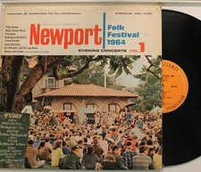 V/A Lp The Newport Folk Festival 1964 Evening Concerts: Vol. 1 On Vanguard - Vg+ picture