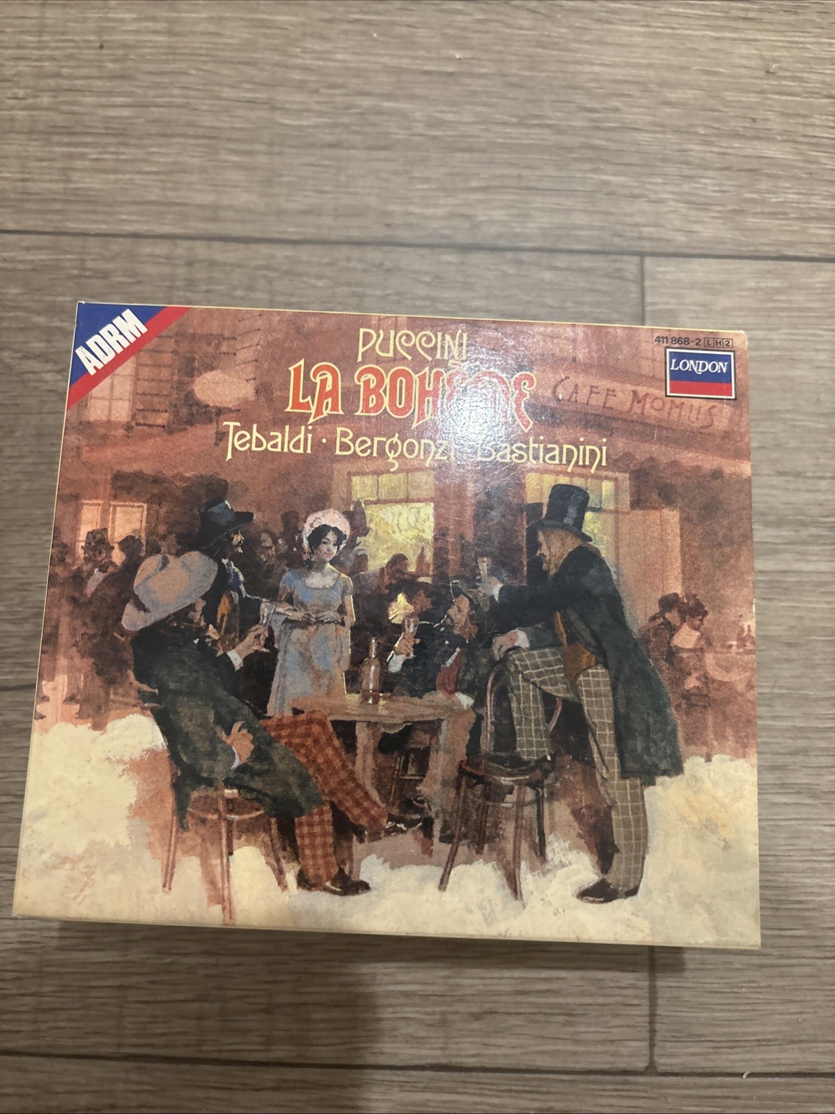Puccini La Boheme - Tebaldi, Bergonzi, Bastianini London 2CD West Germany