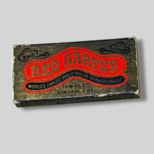 The Red Garter Worlds Largest Banjo Parlor New York City Vintage Matchbox C42 picture