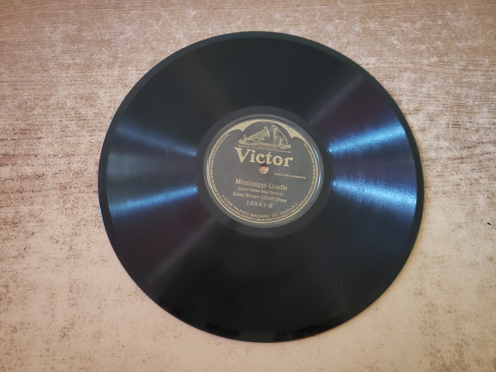 1920s MINT-EXC EDNA BROWN/E. SHAW WHEN SHALL WE MEET AGAIN/MISSISSIPPI 18841 78