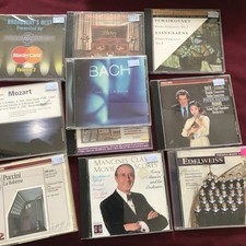 Lot Of 10 Classical CDs Bach Mozart Puccini Vivaldi Tchaikovsky Broadway picture
