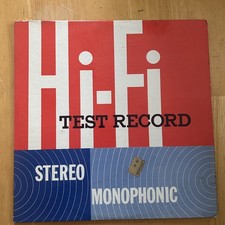 Hi Fi Test Record Stereo-Monophonic Components Corporation LP album USA shipped picture