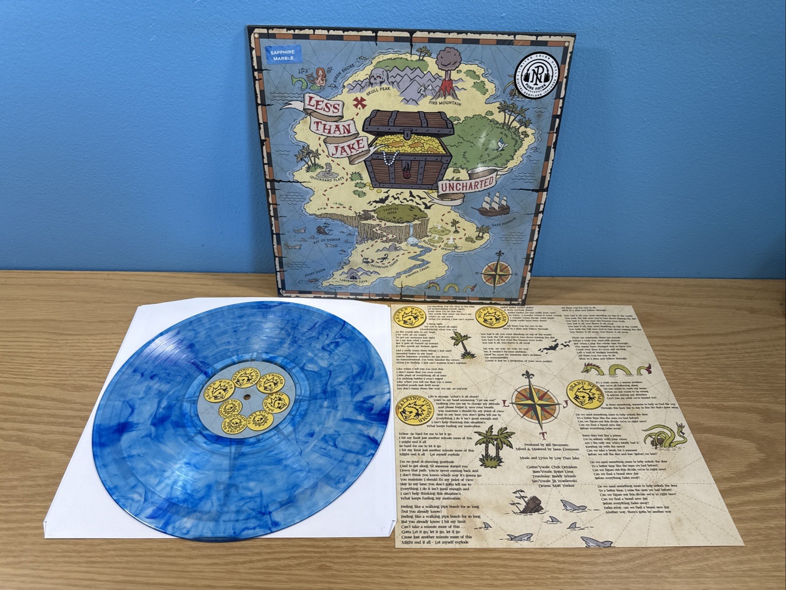 Less than Jake Uncharted Limited Seablue Band Variant /500 In Hand NM In Shrink