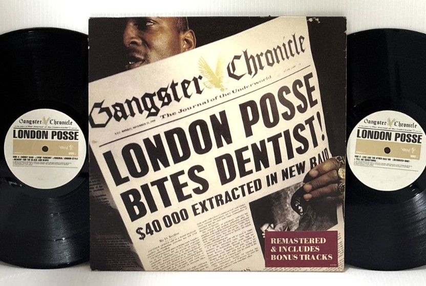 London Posse – Gangster Chronicle 2LP 1997 UK ORIG Mango HIP HOP WU-TANG CLAN