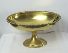 Antique Pedestal Gold Bowl picture
