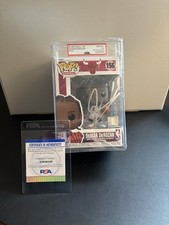 Funko Pop Vinyl: Demar DeRozan #156 (Bulls) - AUTOGRAPHED - PSA 8.5 picture