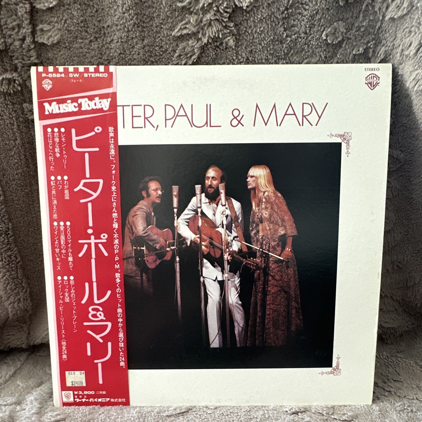 The iconic American folk trio Peter, Paul & Mary