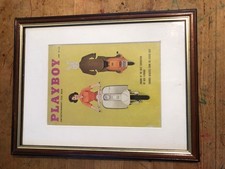 Original Antique Framed Playboy Magazine Cover  picture