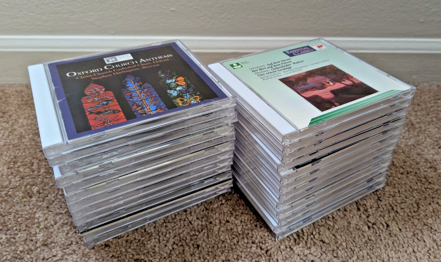 Lot of 24 Classical Vocal Music CDs - Choral, Oratorio & Cantata, Lieder, Opera