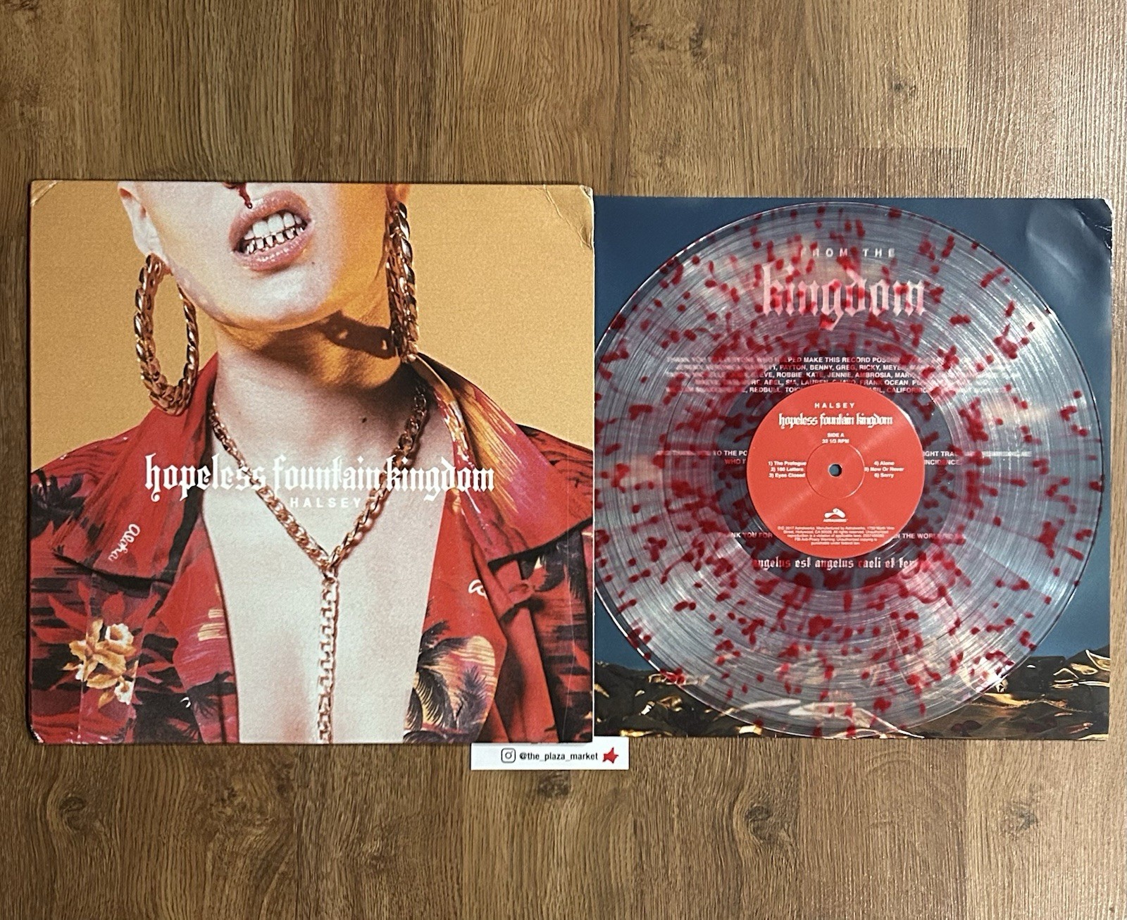 Halsey Hopeless Fountain Kingdom vinyl Alt cover Splatter color Urban Outfitters
