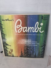 Vintage 1963 Walt Disney Bambi Vinyl LP Soundtrack Disneyland DQ-1203 VG+ picture