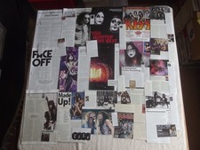 KISS - MAGAZINE CUTTINGS COLLECTION - CLIPPINGS, PHOTOS,  ADVERTS X49. picture