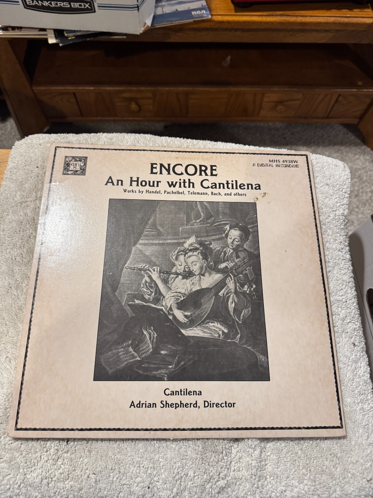 Encore - An Hour with Cantilena LP - GOOD CONDITION