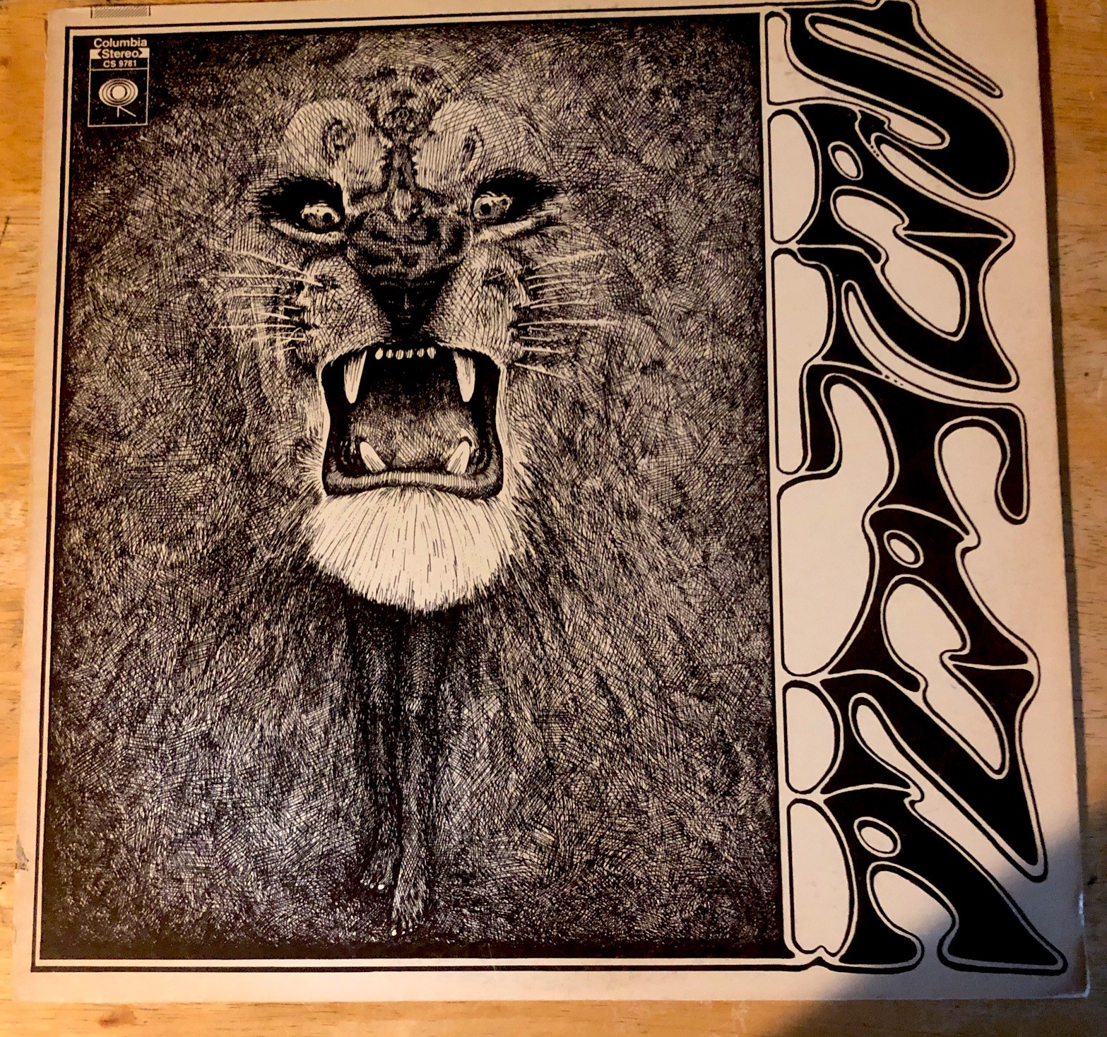 Santana Self-Titled Vinyl LP 1969 Original 2-Eye First Press CS 9781 XSM139377