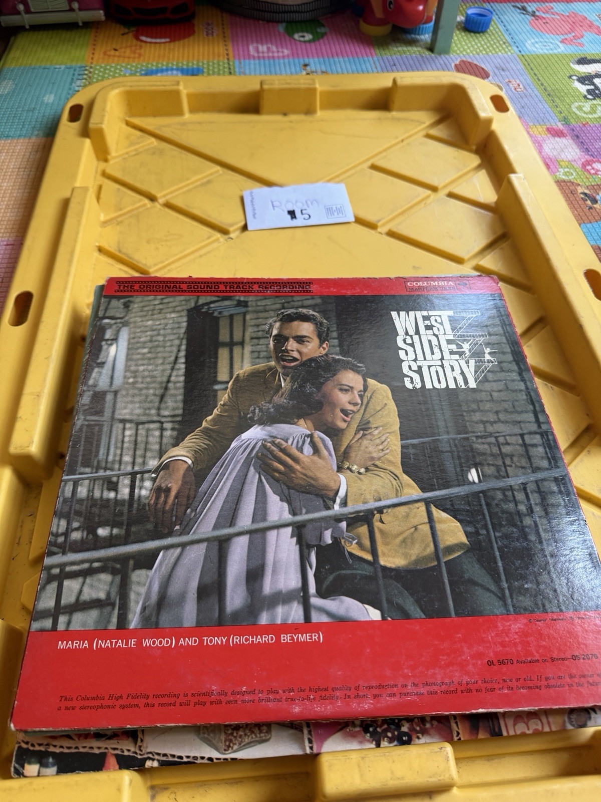 VTG WEST SIDE STORY Vinyl Original 1961 Musical Classical Collector Gift