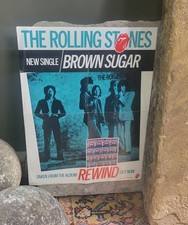 The Rolling Stones & Mick Jagger 1980s Record Store Promotional Posters picture