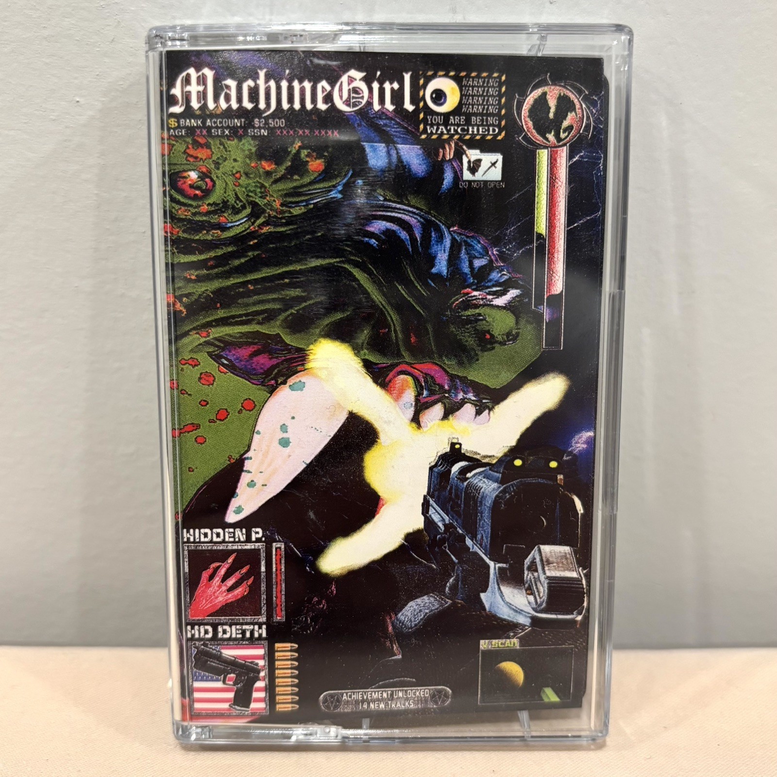 Machine Girl Because I'm Young Arrogant & Hate Everything Cassette Tape Rare