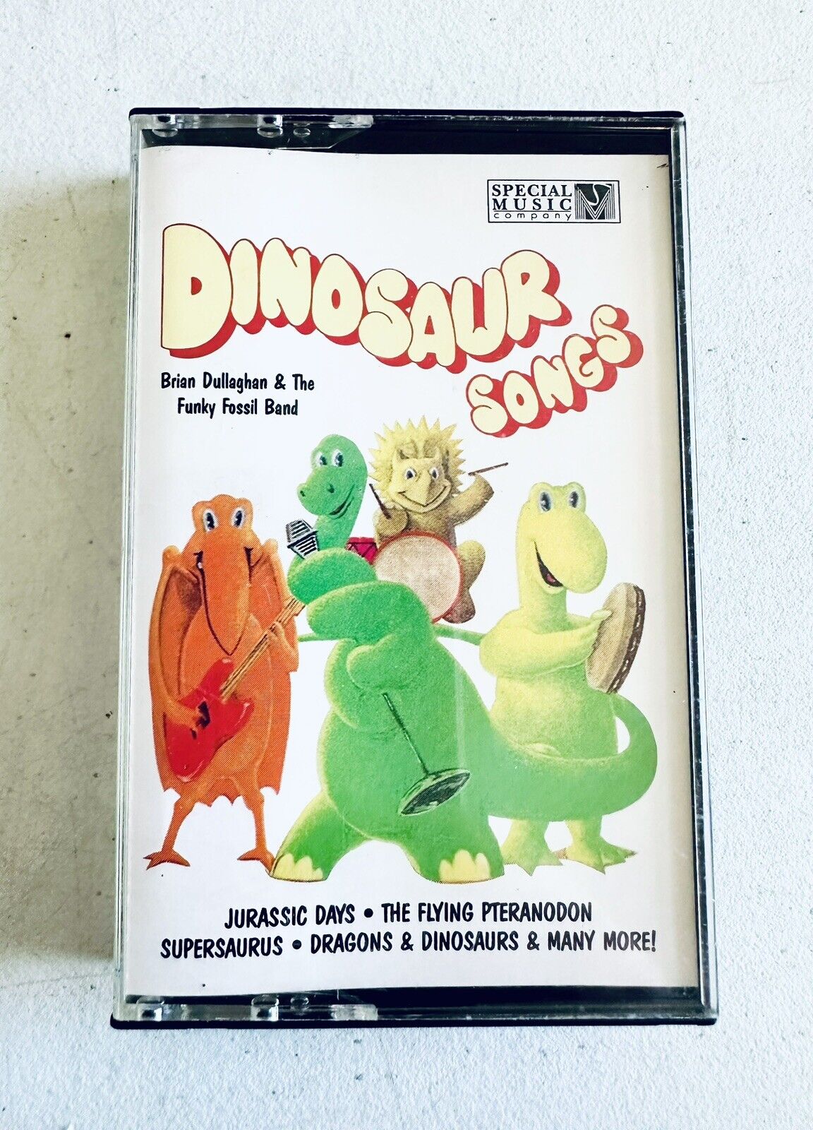 Vintage 1993 DINOSAUR SONGS by Brian Dullaghan & The Funky Fossil Band