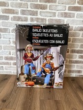 Animated Halloween Dueling Banjo Skeletons - Tested And Fully Working. picture
