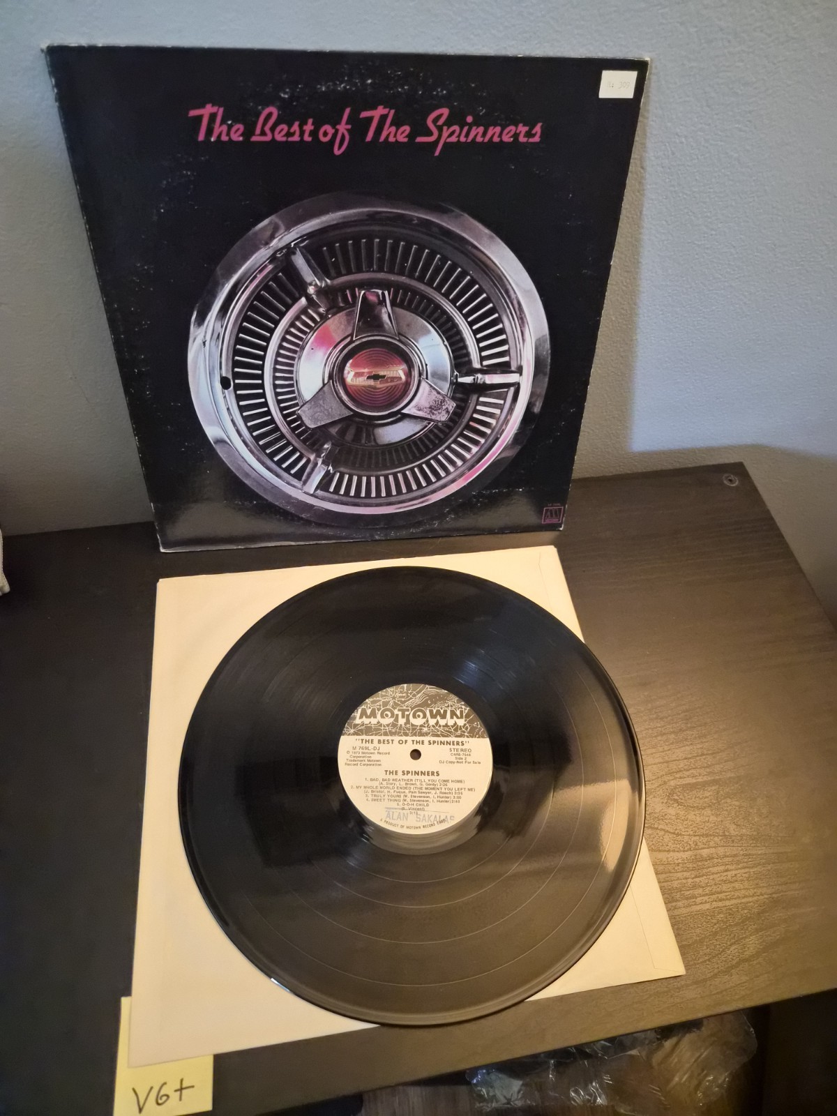SPINNERS The Best Of... MOTOWN LP VG+ Rare DJ Copy Not For Sale 