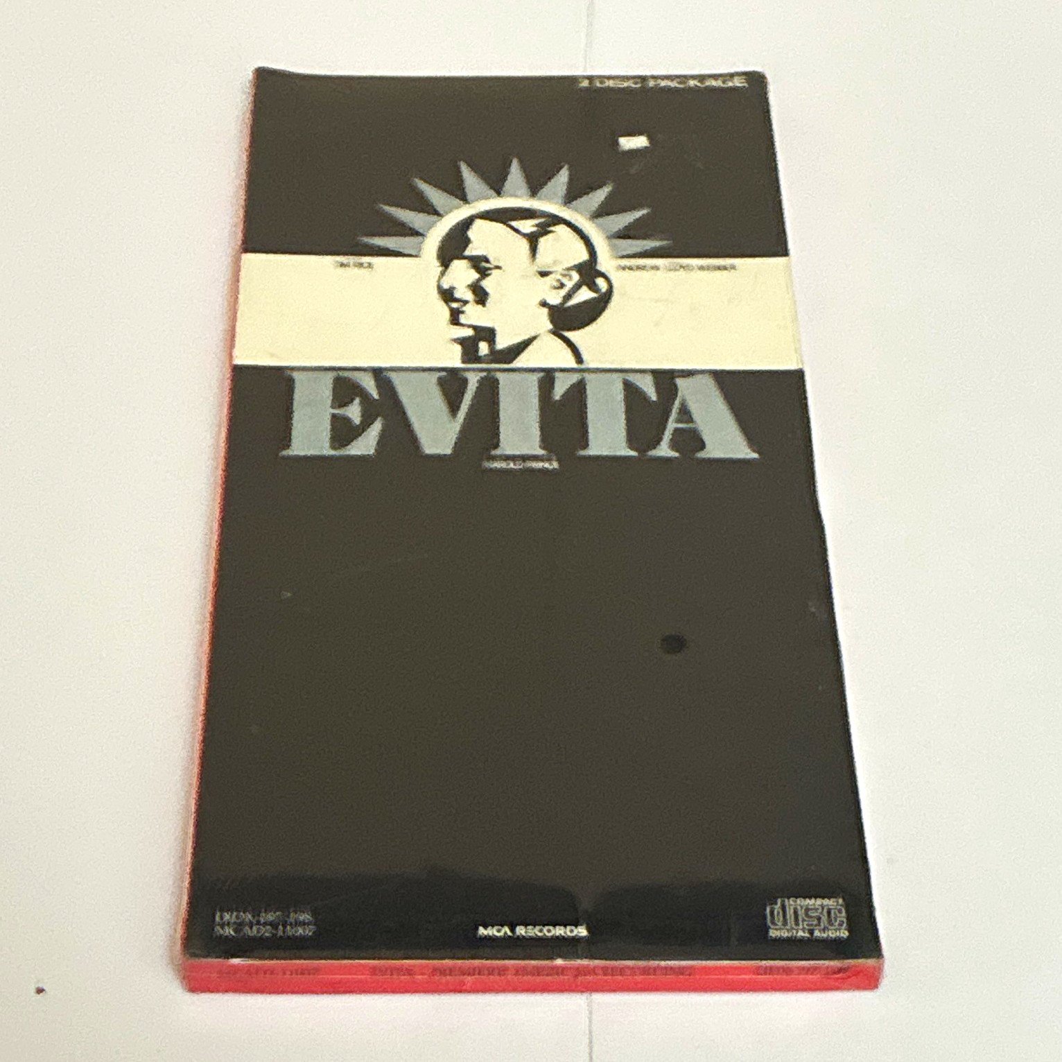 NEW Sealed Evita Broadway 2-CD Longbox Box Set MCA Longbox