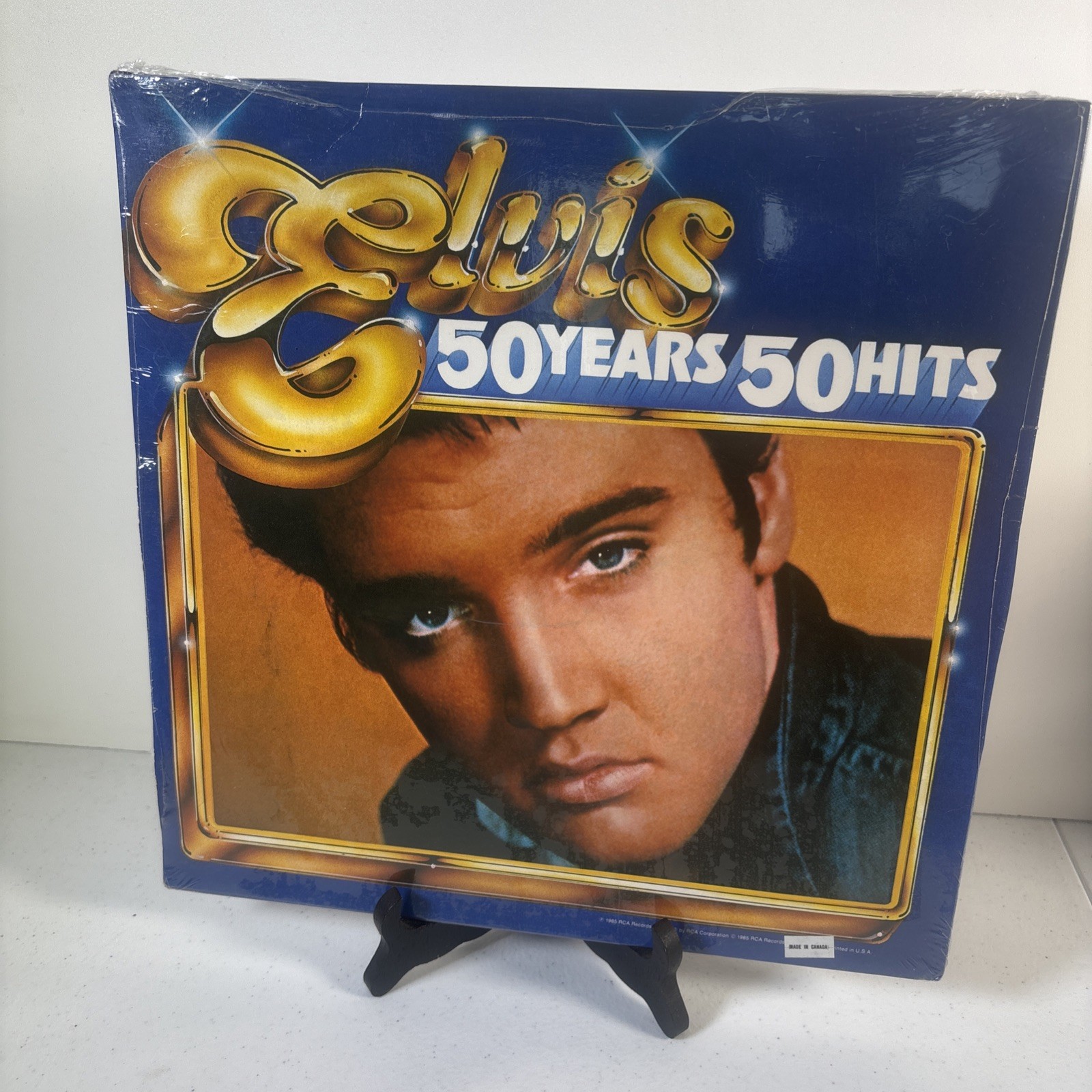 Elvis 50 Years 50 Hits 3 Lp Set Made in Canada
