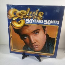 Elvis 50 Years 50 Hits 3 Lp Set Made in Canada picture