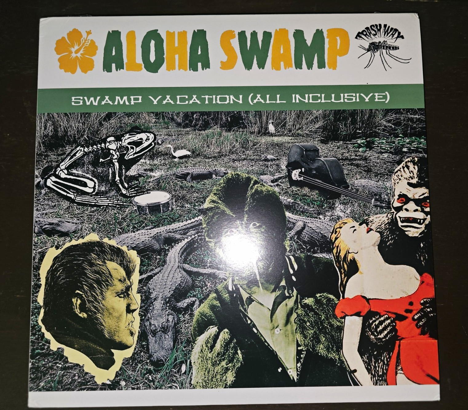Aloha Swamp Swamp Vacation (All Inclusive) Colored Vinyl LP Rock TRASHWAX
