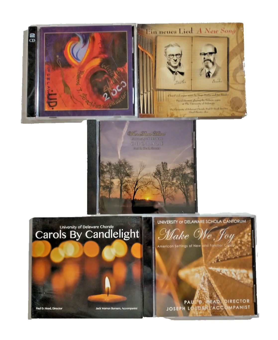 RARE University Of Delaware - NEW 6 CD LOT - U of DE Chorale Wind Ensemble Etc.