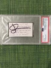 Jake Gyllenhaal Signed Cut All Too Well Lyrics Taylor Swift PSA/DNA picture