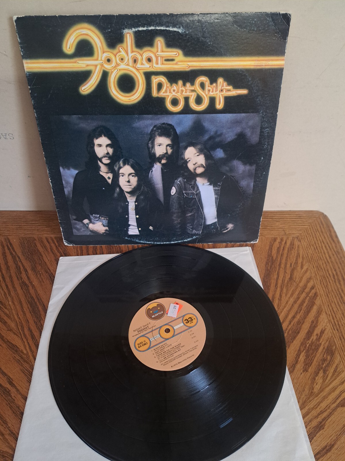 Foghat Vinyl Night Shift BP6962 LP Record Album Vintage Fast Shipping