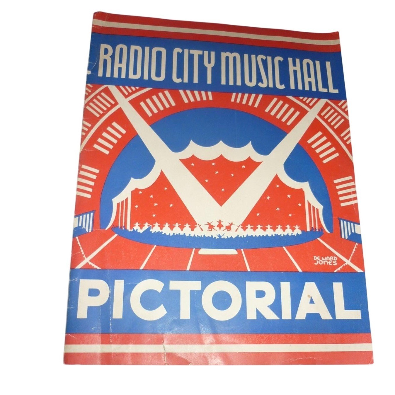 Vtg Radio City Music Hall Pictorial Souvenir Book Rockettes 1940s NYC Theater