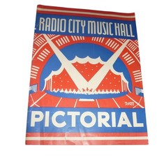Vtg Radio City Music Hall Pictorial Souvenir Book Rockettes 1940s NYC Theater picture