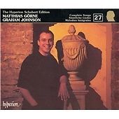 Matthias Gorne : HYPERION SCHUBERT - Gorne, Matthias/Graham Johnson CD (1996)
