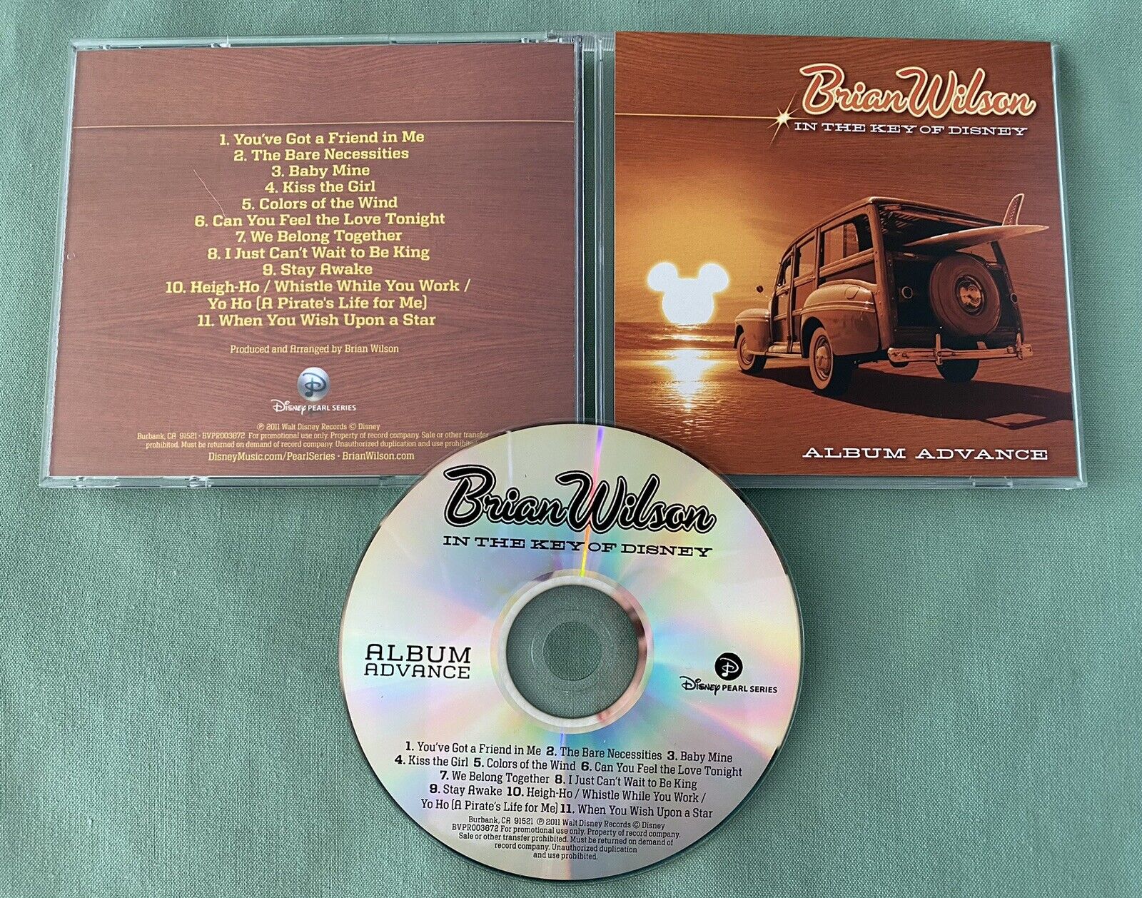 Brian Wilson         ** PROMO CD **        In the Key of Disney