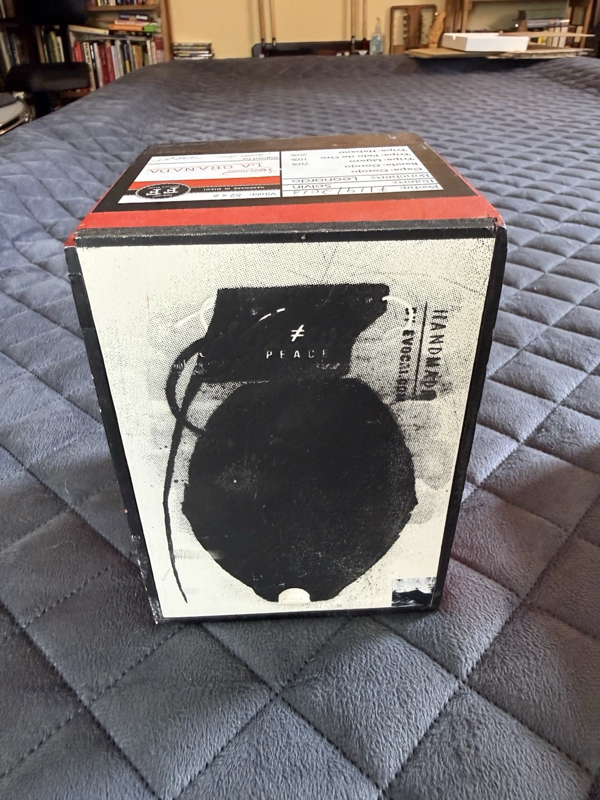 Wynwood Hand Grenade Box - Perfect For Cigar Box Guitar Amplifier