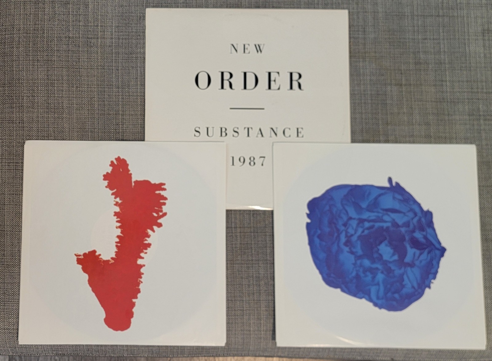 NEW ORDER – Substance 1987 2LP Quest 1-25621 First US Pressing Embossed Cover