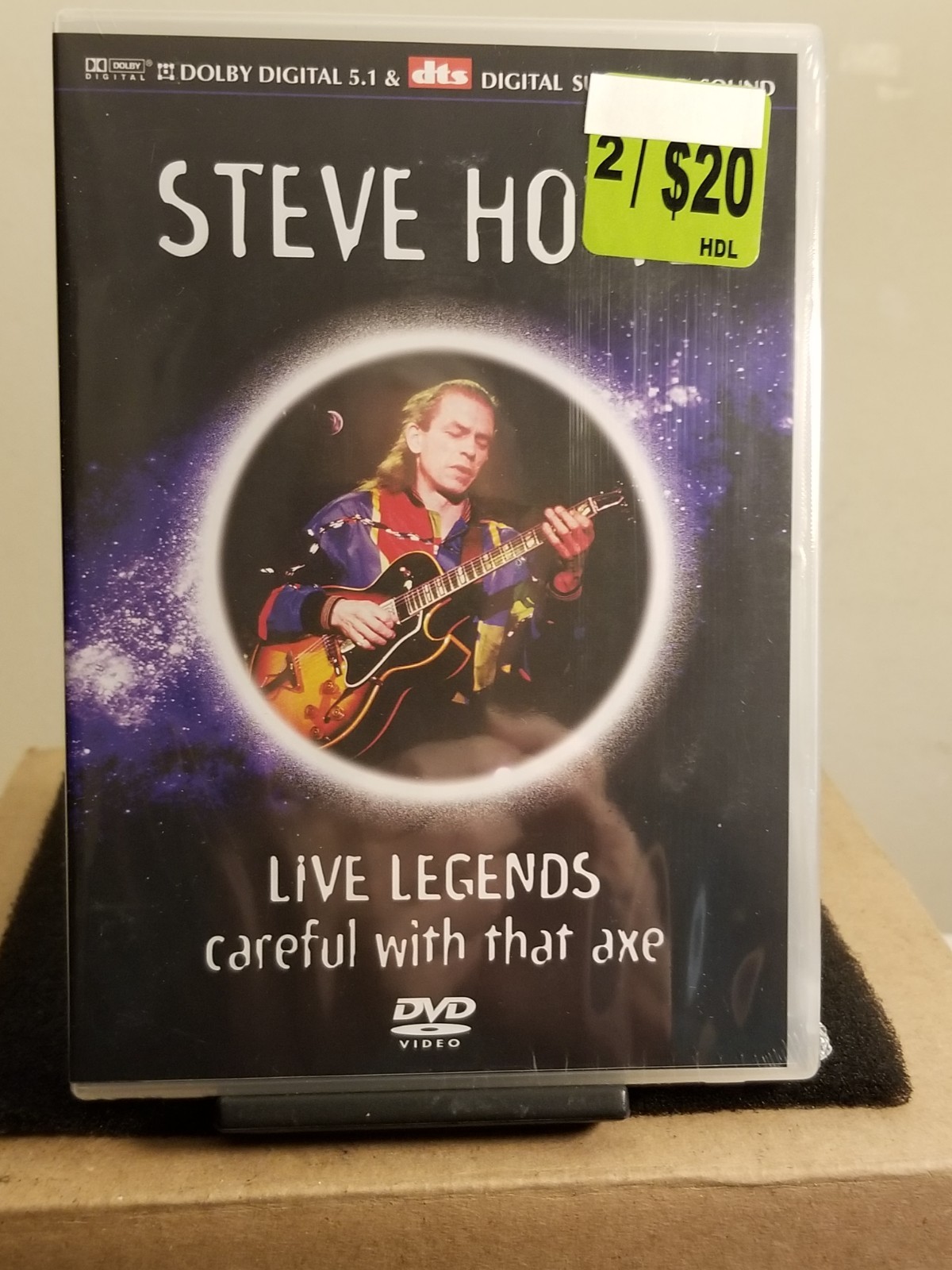 Steve Howe-Live Legends  Careful With That Axe  Classic Rock DVD 📀 2003 SEALED‼