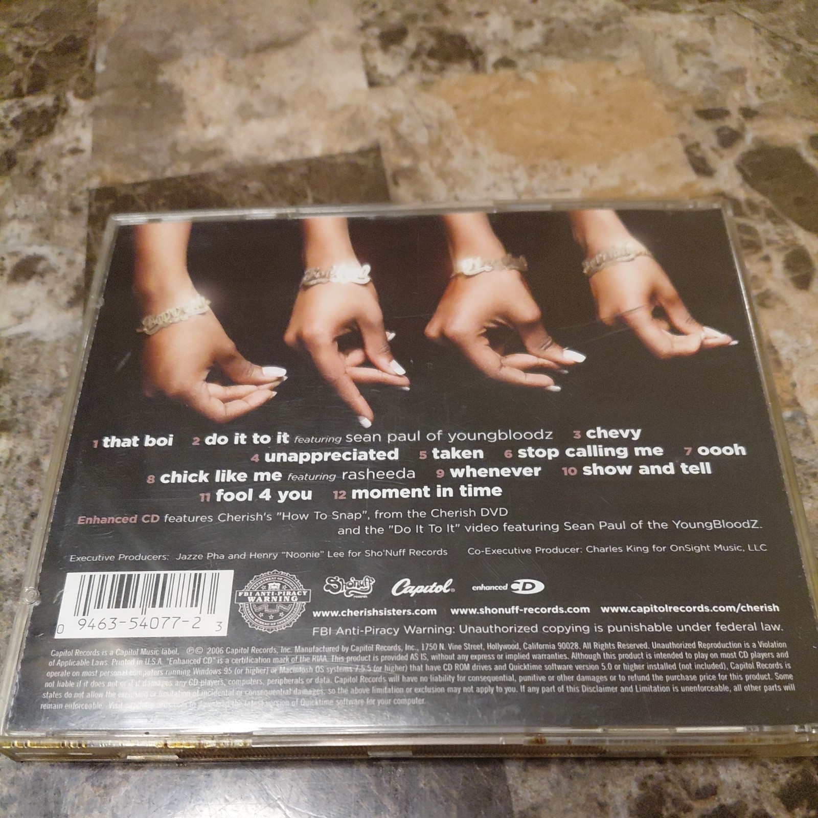 Unappreciated by Cherish (CD, 2006)