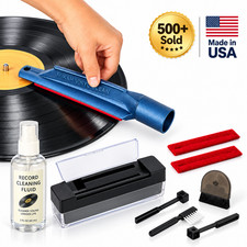 Record Cleaner Kit Vinyl brush Record Cleaning fluid and vacuum attachment picture